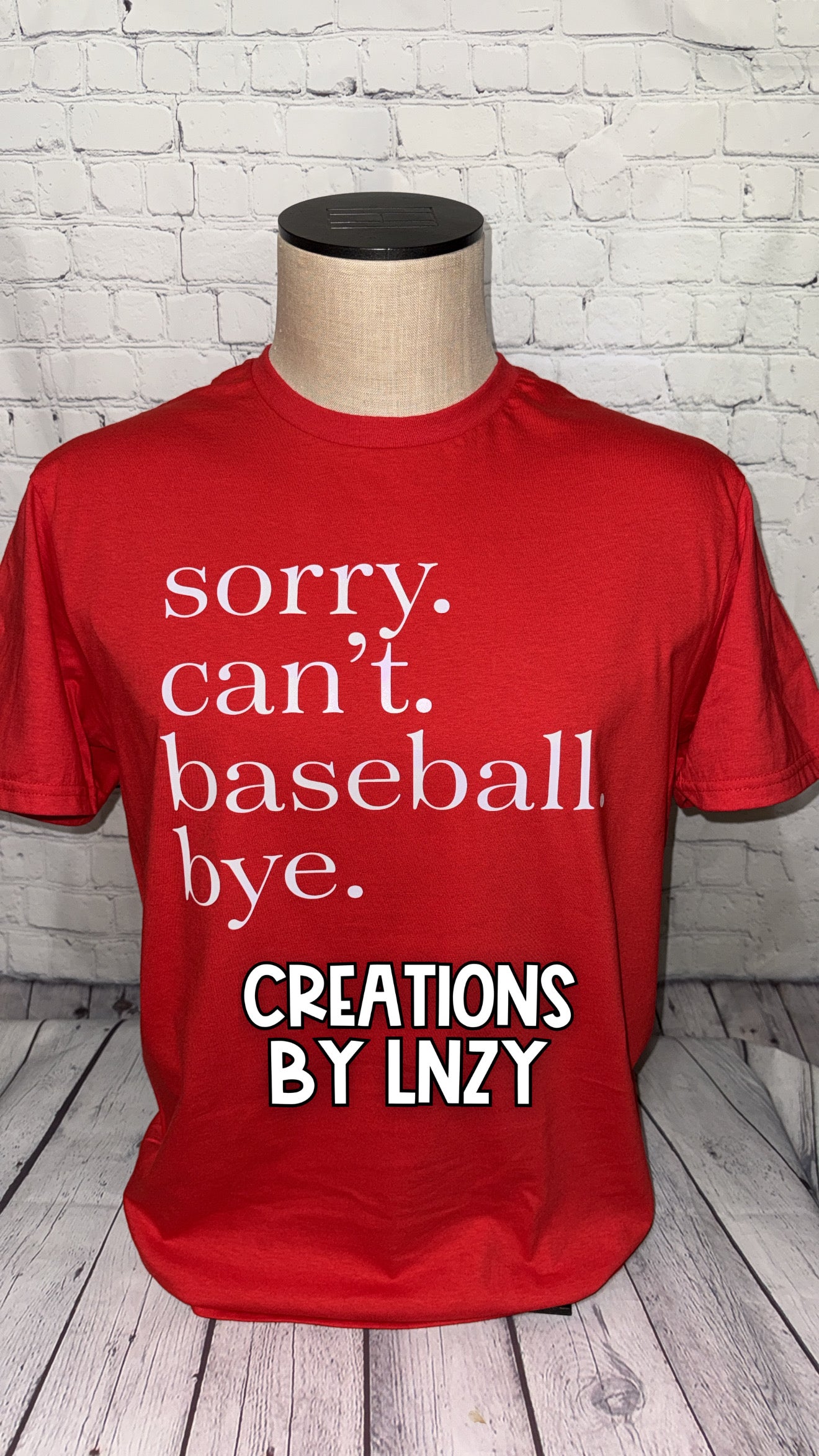 Sorry. Can't. Baseball. Bye.
