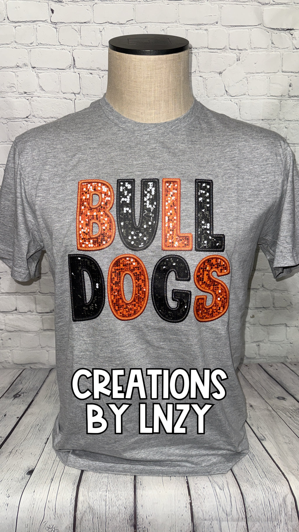 Bulldogs Faux Sequin