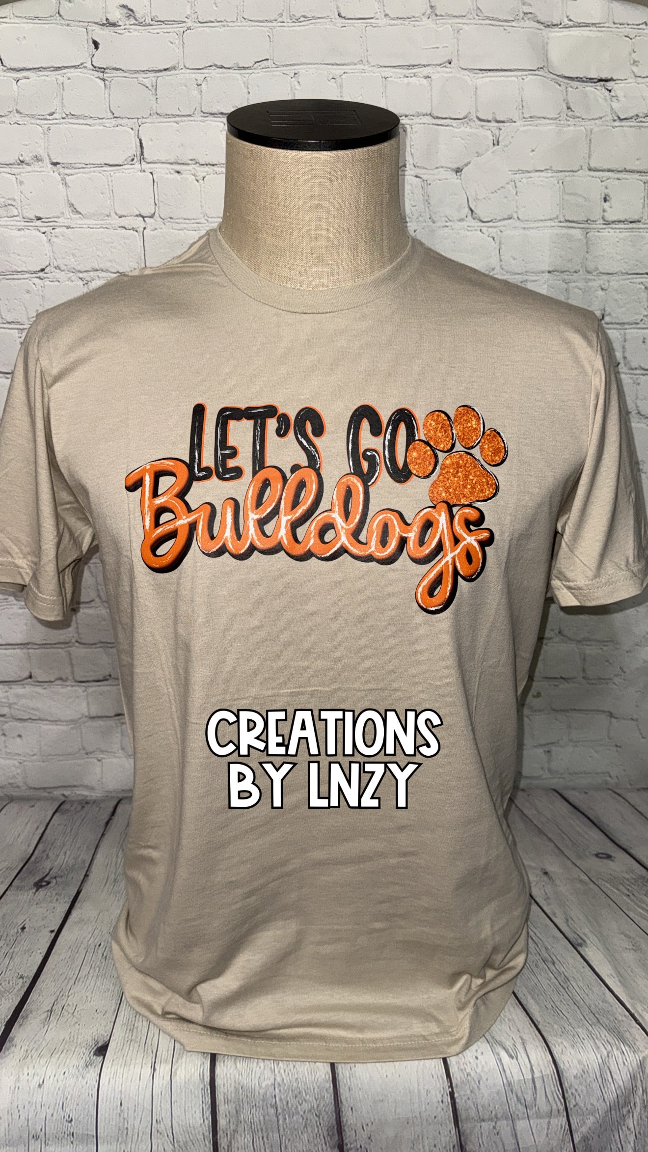 Let's Go Bulldogs Paw