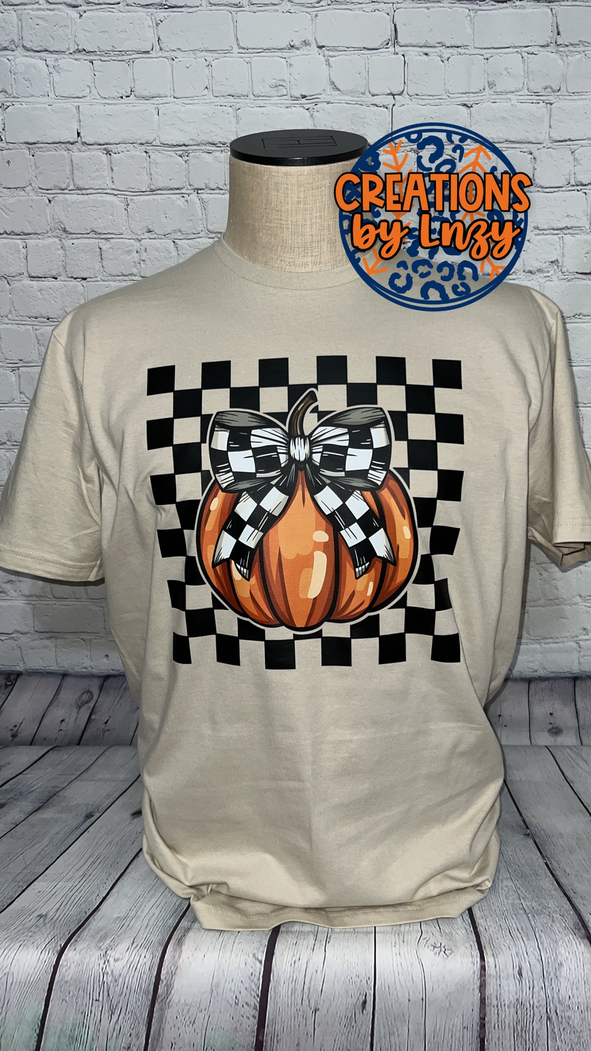 Pumpkin Checkered